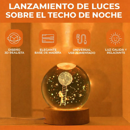 Lámpara Galaxia Giratoria